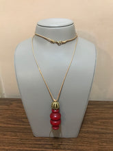 Load image into Gallery viewer, Women Glasses Necklace (Red&amp;Gold)
