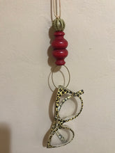 Load image into Gallery viewer, Women Glasses Necklace (Red&amp;Gold)
