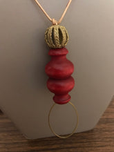 Load image into Gallery viewer, Women Glasses Necklace (Red&amp;Gold)
