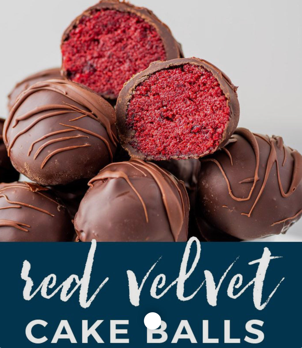 Red Velvet Cake Balls